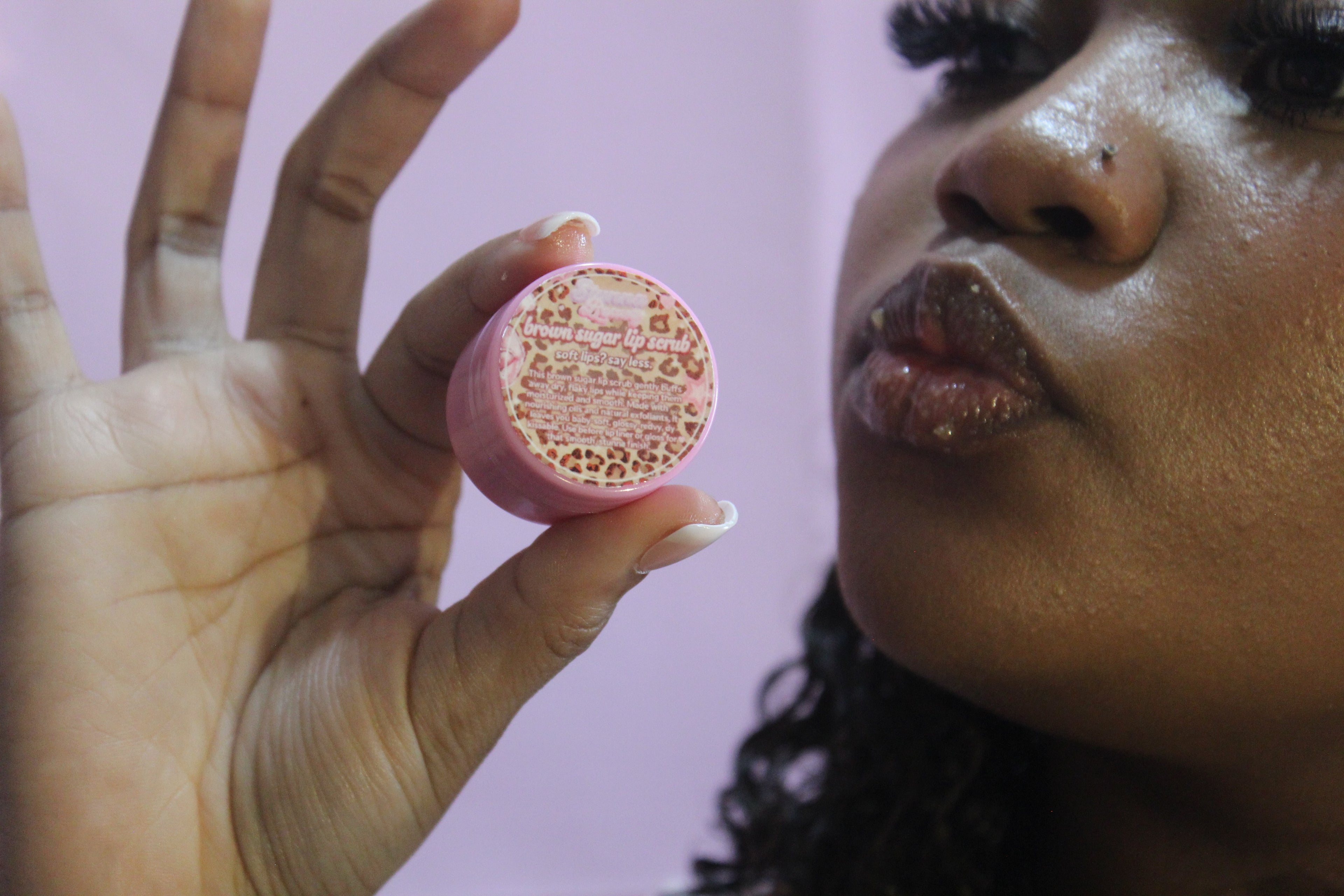 brown sugar lip scrub