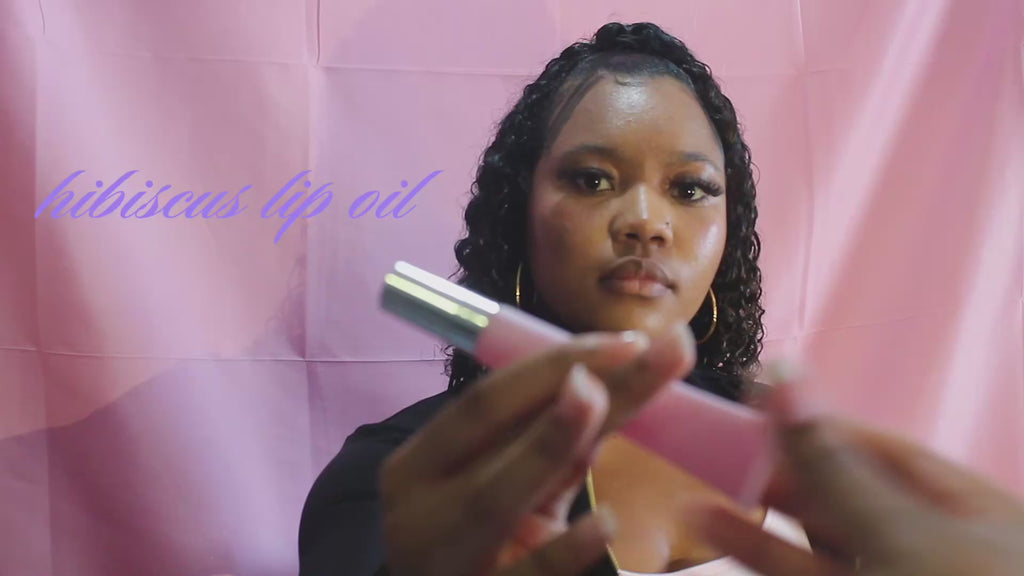 hibiscus lip oil